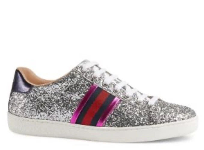 Baskets basses à lacets Gucci Ace paillettes taille 38