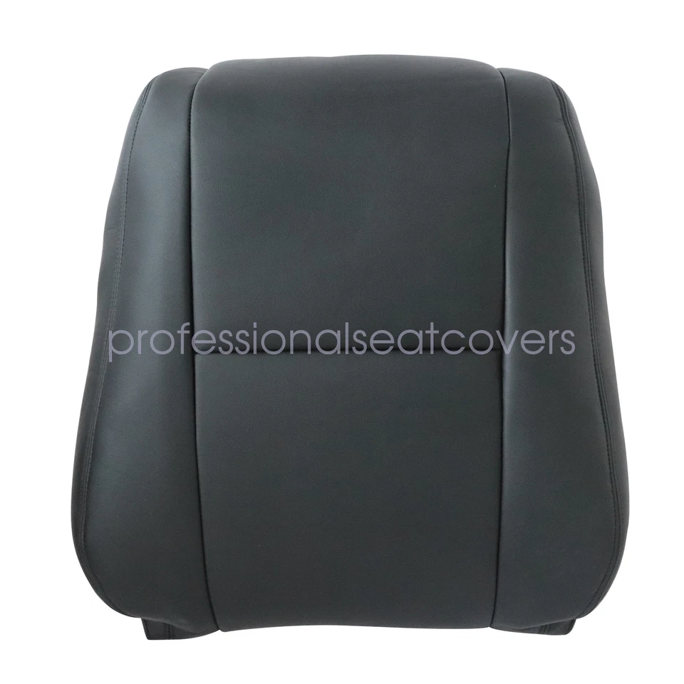 Cubierta de asiento de cuero negra para Mercedes-Benz Sprinter 2007-19 superior e inferior del conductor Foto 4 de 4