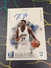 Kevin Hervey 2018-19 Impeccable RC Auto 56/99 OKC Thunder 