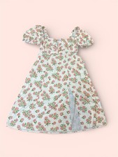 Cider Peach Midi Dress W/ Slit Plus Size 3x Cottage Core Whimsy 