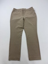 Old Navy Pants Womens 14 Beige Pixie Skinny Ankle Twill Stretch Work Office