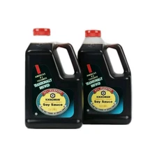 Kikkoman Soy Sauce 1 Gallon Jug All Purpose Traditionally Brewed 2 Pack Bulk