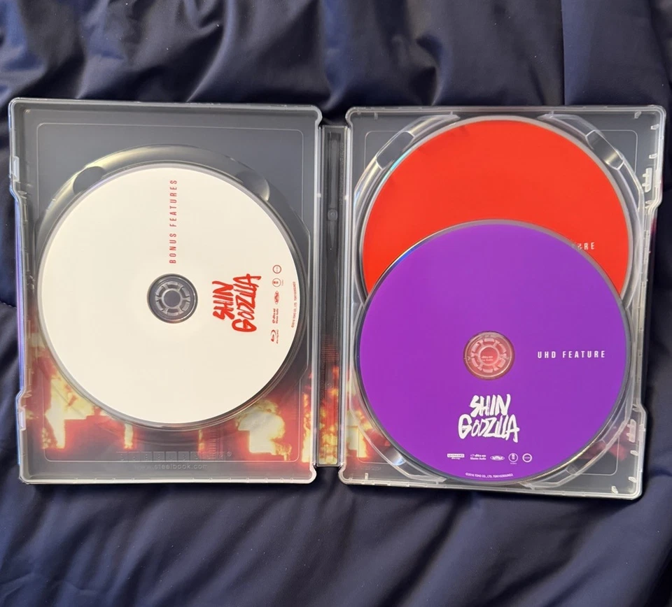 SHIN GODZILLA LIMITED EDITION STEELBOOK 4K + BLU-RAY MINT! - Image 3 of 4