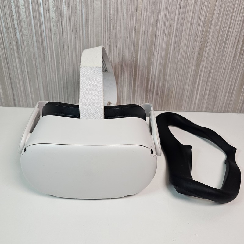 Official Meta Quest 2 VR Headset Only 128gb TESTED Head Strap Silicone Cover