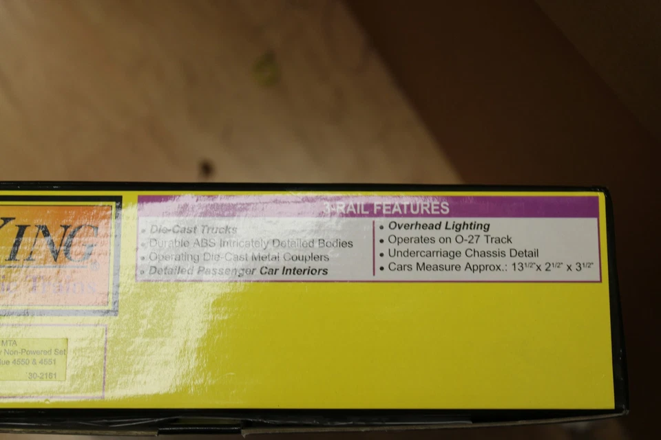 O Gauge - MTH 30-2161 - MTA 2-Car Subway Set - Non-Powered - Image 3 of 4