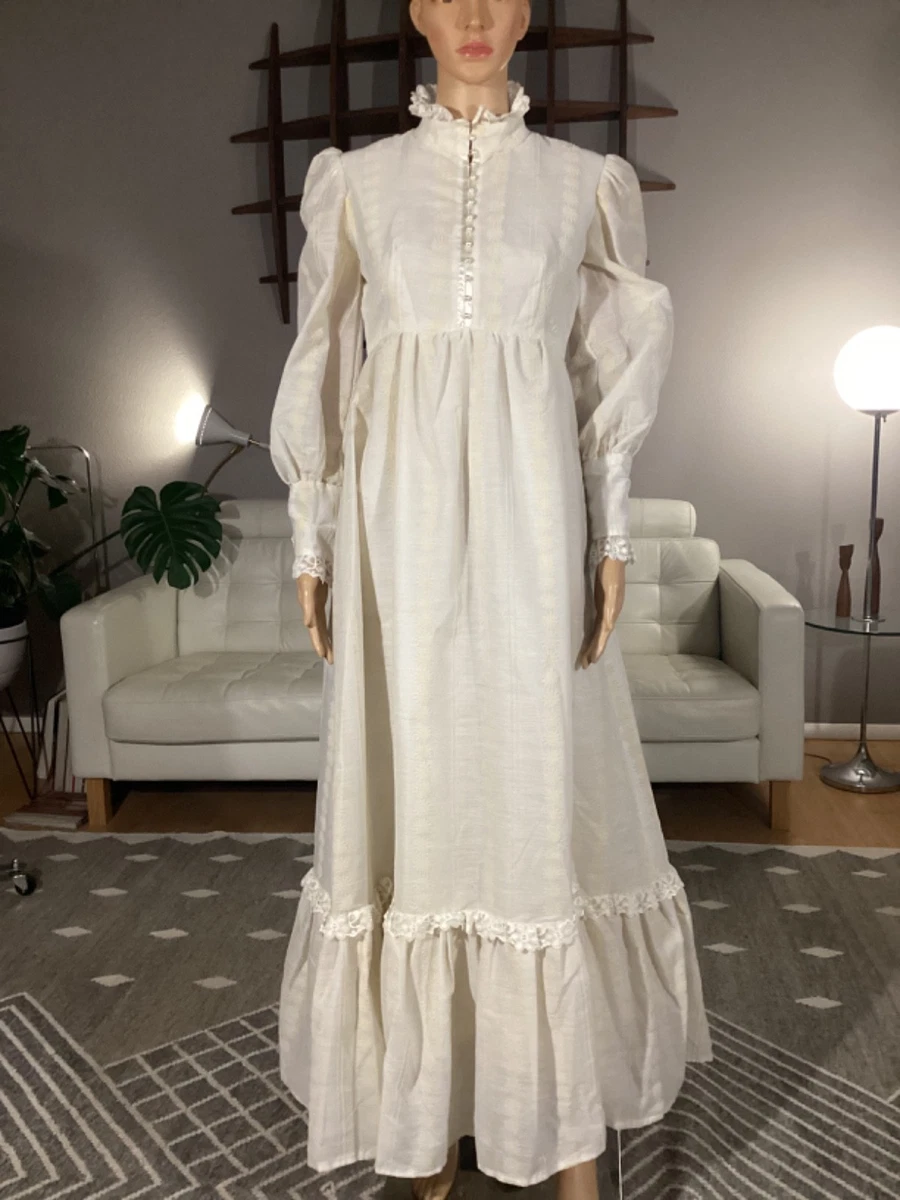 white cotton hippie dress Ivory Hippy Maxi Vintage Dresses for Women for sale this chic mini dress Terani Couture: Bridal Shower, Color:WALNUT boho white beach dress sbc-Midi