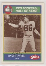 1990 Swell Pro Football Hall of Fame Dante Lavelli #82 HOF 0ng2