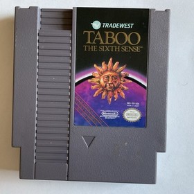 Taboo The Sixth Sense, NES, Complete In Box, 1989.