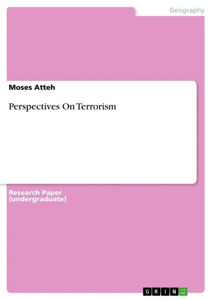 Moses Atteh | Perspectives On Terrorism | Taschenbuch | Englisch (2018) | 76 S.-image