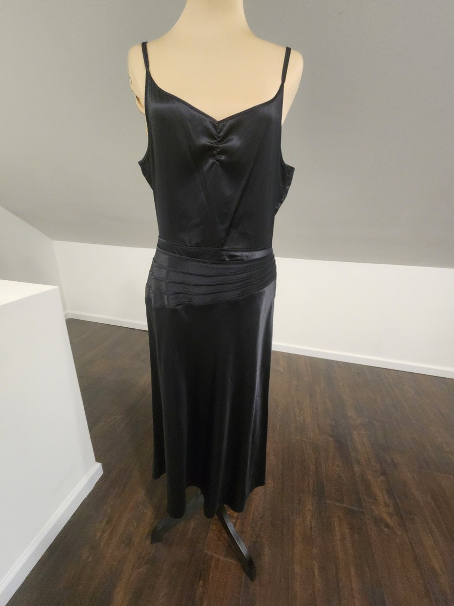 Marc Jacobs Black Silk Dress Size 12 | eBay