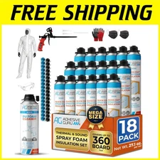 QuickCoat Closed Cell Spray Insulation Kit - 18 Pack