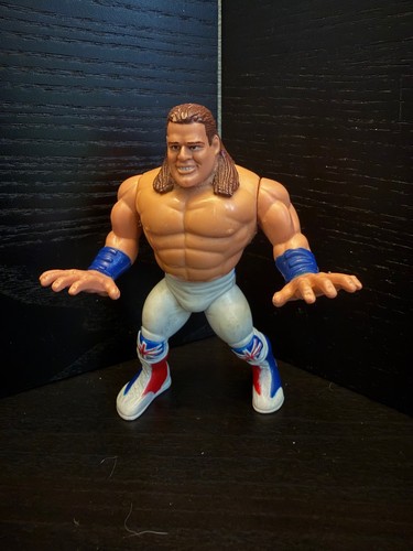 WWF WWE THE BRITISH BULLDOG WRESTLING FIGURE HASBR...
