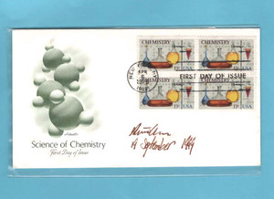 Steven Chu Nobel Recipient Physicist SIGNED Chemistry First Day Cover 1978
