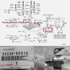 Toyota Lexus Land Cruiser LX470 OEM AT Transmission 3-Way Solenoid 35230-60010