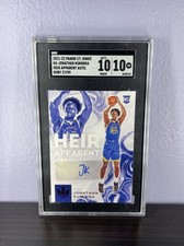 2021-22 Court Kings Heir Apparent Auto JONATHAN KUMINGA Ruby Red /99 RC SGC 10