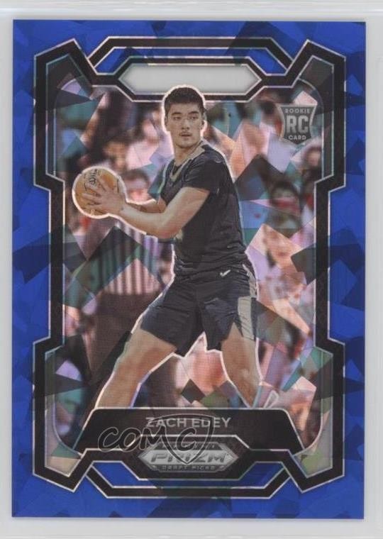2024-25 Panini Prizm Draft Picks Blue Ice Prizm 16/99 Zach Edey #1 0l8y