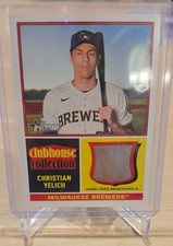 2025 Topps Heritage - Clubhouse Collection Relic Christian Yelich #CCR-CY (MEM)