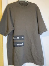 Rick Owens Dark Shadow Men Fleeces Shirt XXL Chest 50” L: 34” Mid Sleeve