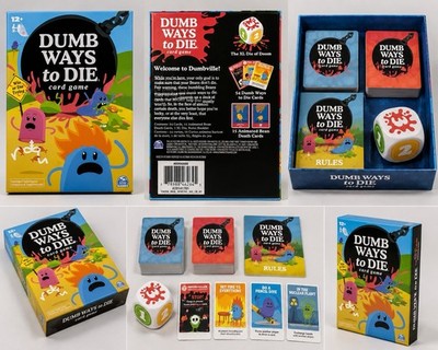 Dumb Ways to Die Card Game Spin Master Family Party Game Ages 12+