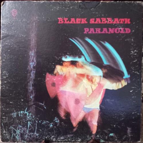 Black Sabbath Paranoid LP Record 1st Issue Green Warner Bros. 1971 Gatefold