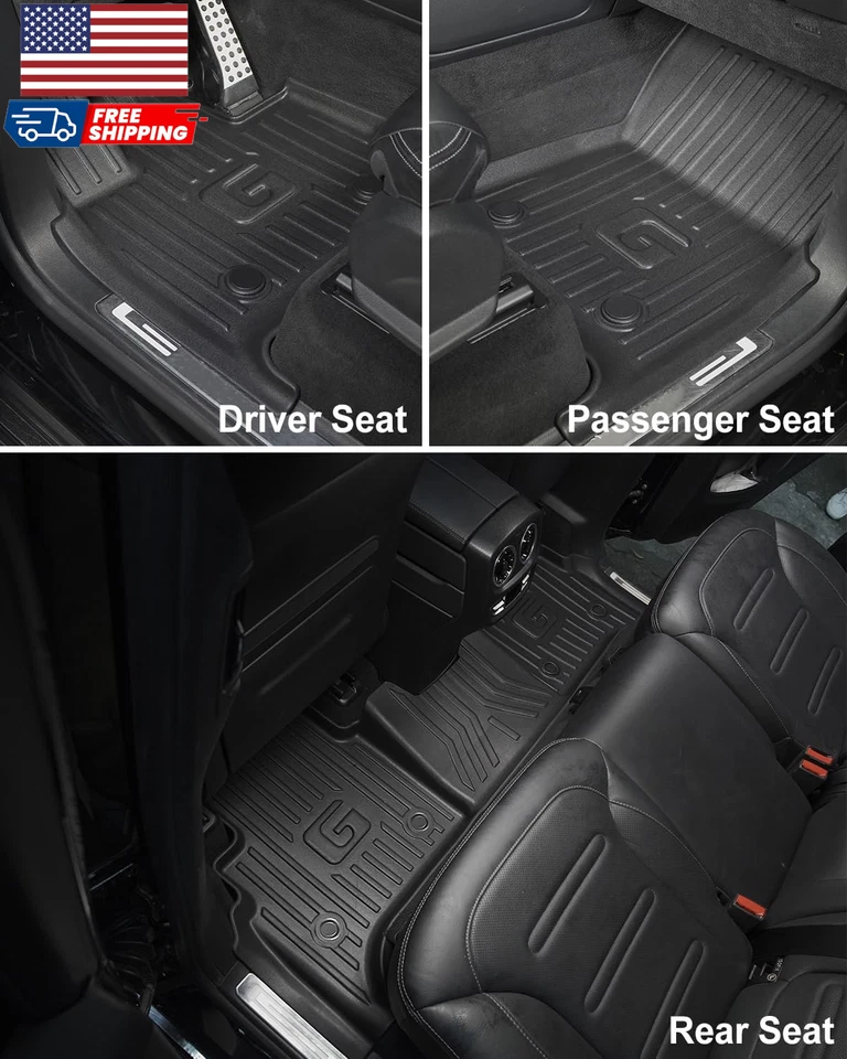 Alfombrillas y maletero originales para 2019-2024 2025 clase G/G550/G580/Am Foto 3 de 4