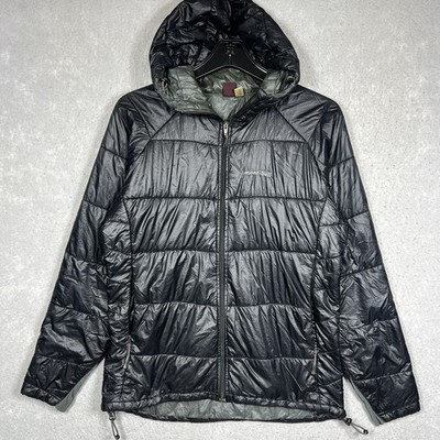 Mount Bell Ultra Light Puffer Hooded Jacket Women s Size Large Black Full Zip