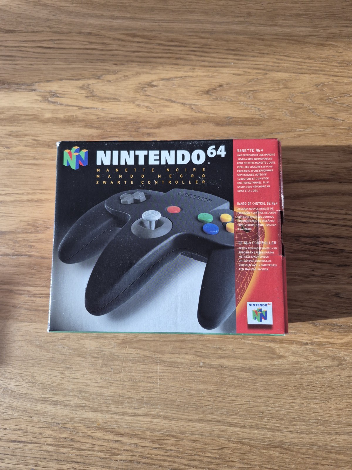 Manette De Jeu Officielle Noire NUS-005 En Boite Pour Console Nintendo 64 N64