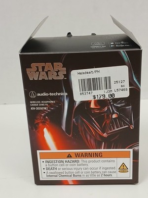 Audio-Technica ATH-CKS50TW2 Star Wars Darth Vader Wireless Earbuds