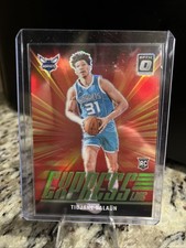 2025 Donruss Optic - Express Lane Tidjane Salaun #8 Lime Green Prizm /199 (RC)