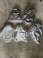 vintage 1989 Wilton Super Mario Bros, Garfield, Mighty Mouse, konie karuzelowe