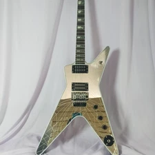 Washburn Dimebag Darrell Broken Mirror Electric Guitar Chrome Hardware HH Pickup