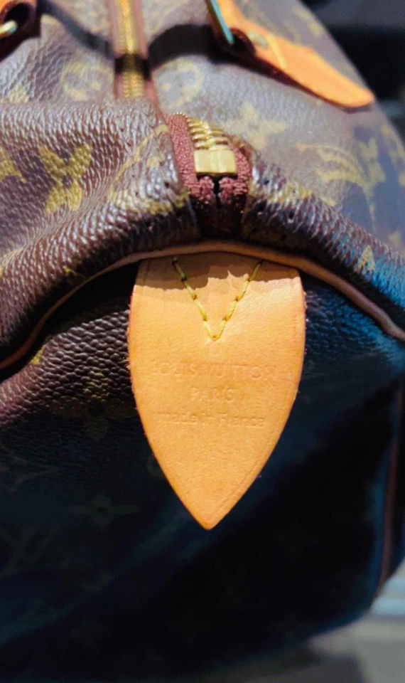 Bolsa satchel Louis Vuitton Speedy 35 marrom - Imagem 4 de 4