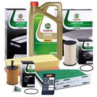 Castrol Inspektionspaket FÜR Audi A3 Seat Skoda VW Golf 6 Touran 1.9 2.0 TDI
