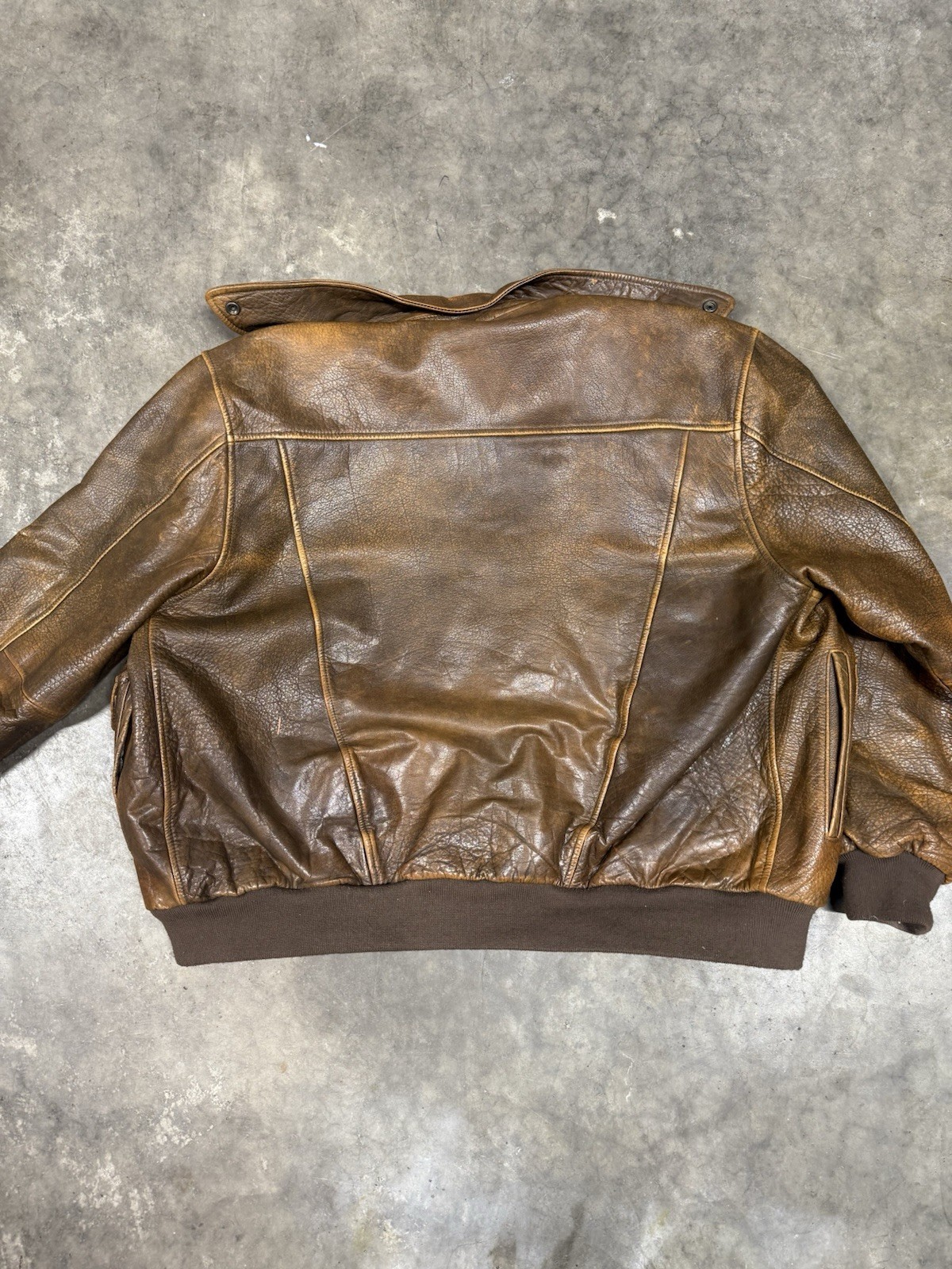 Authentic Vintage American Leather Jacket RARE Men's Size L image 4