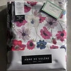 Anne De Solene Prairie QUEEN DUVET Cover Pink Purple Blue Floral Farmhouse NEW