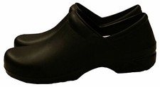 Medical Womens Ultralite Clogs w/ Heel Strap Non-Slip Comfy Shoes EVA Black 9