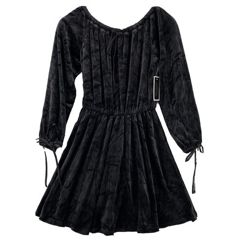 Juicy Couture Lace Dress Size 0 Black Short Lined Tie Witchy Long sleeve | eBay Juicy Couture Lace Dress Size 0 Black Short Lined Tie Witchy Long sleeve | eBay