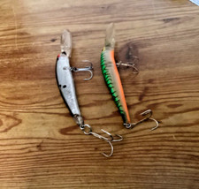 TWO (2) Deep Diving Crankbaits-PreRapala Deep Thunderstick and Bomber (6 inches)