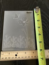 Darice Embossing Folder, Butterfly, Flowers, Grass 39