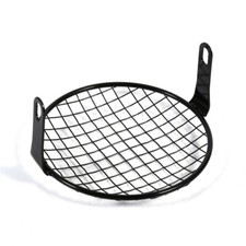 160MM Motorcycle Headlight Lamp Mesh Grille Cover Mask Trim Cap Lid Accessories