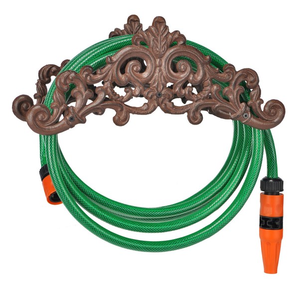 Gartenschlauchhalter Gusseisen - Wandschlauchhalter Garten Schlauch Halterung-image