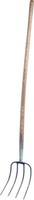 Dunggabel 4 Zinken Stiel 135Cm Mistgabel Mistforke Blau Lackiert