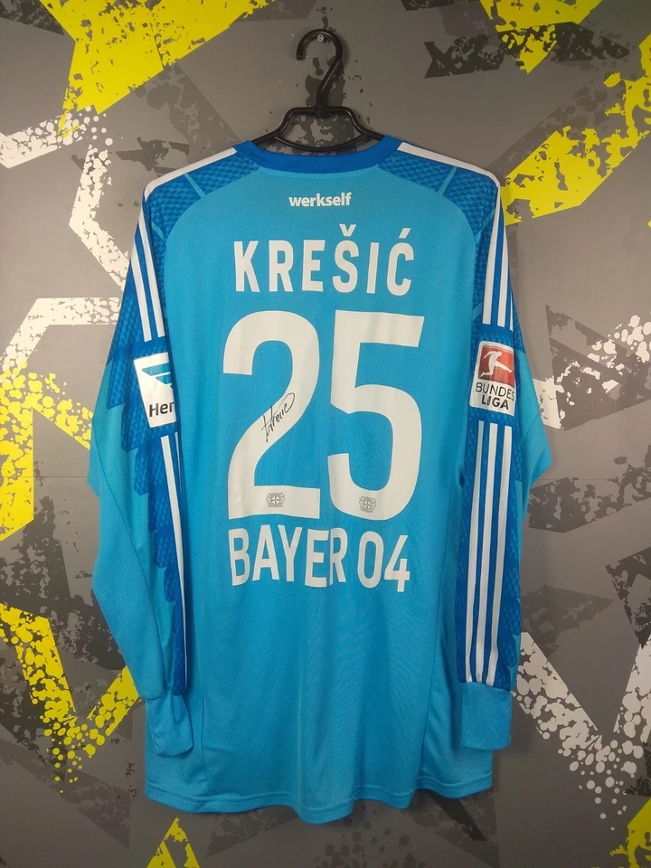 Kresic Bayer 04 Leverkusen MATCH WORN Goalkeeper football shirt 2014 - 2015 ig93 - Image 2 of 4