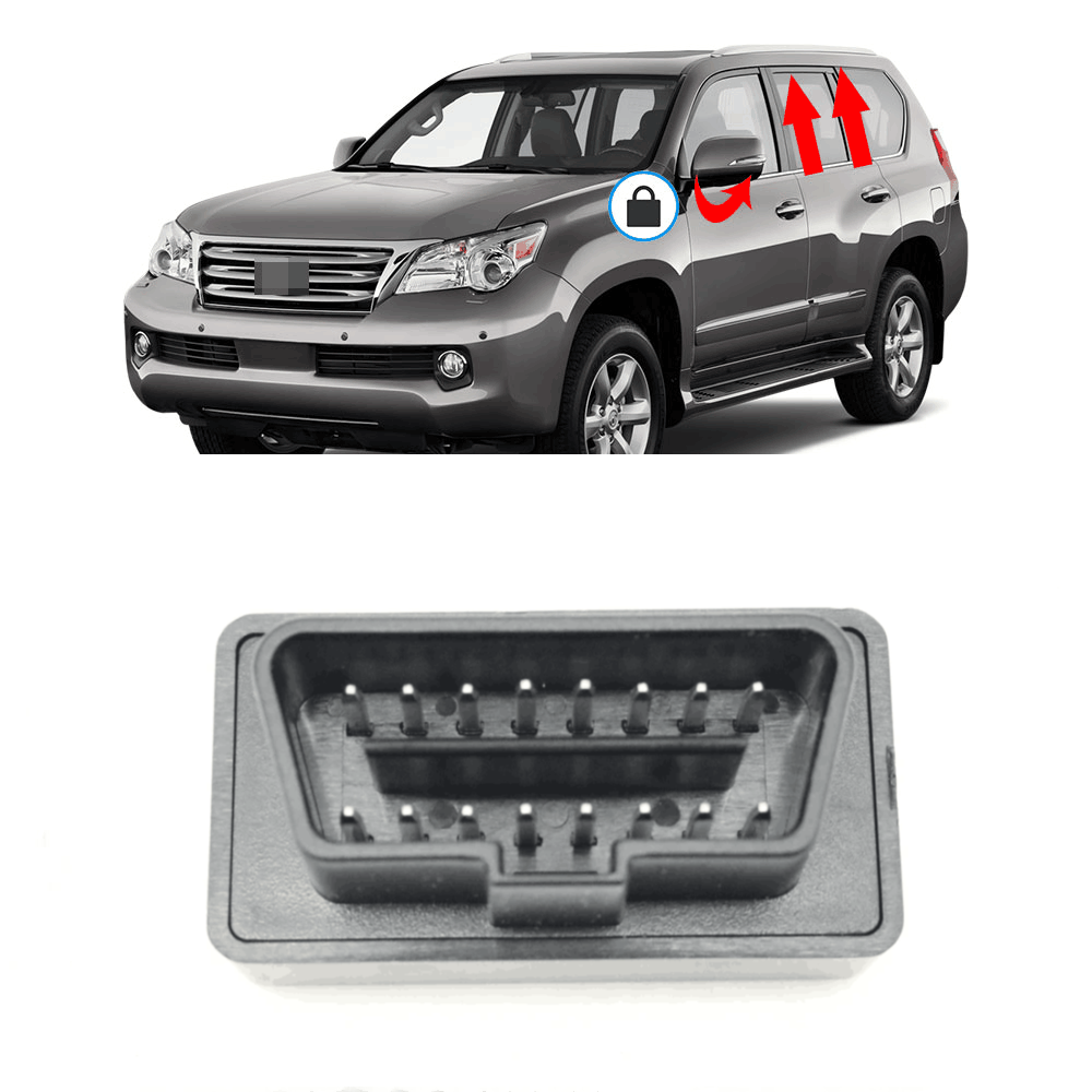 OBD Window Lifter Closer Mirror Folder Speed Unlock Module For