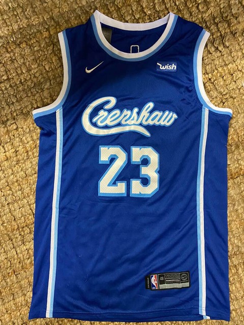 Lebron James Blue Lakers Jersey - Nike Youth Los Angeles Lakers Lebron James 23 Blue Dri Fit