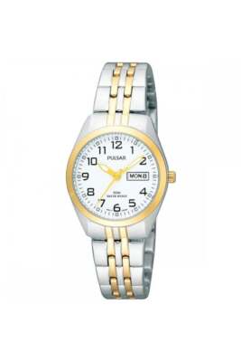 Pulsar Damen Edelstahl Tag Datum 26mm 5ATM Uhr PN8006X1