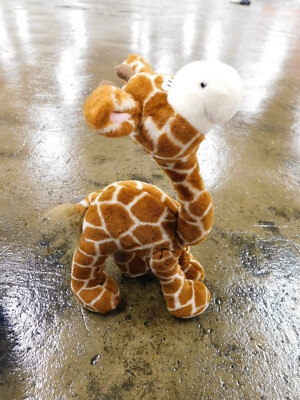 Passport Plush Toys Fun 14'' Bendable Posable Silly Standing Spotted Giraffe EUC