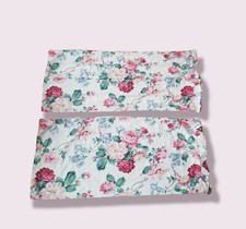 Vintage Ralph Lauren Floral Lorraine Ruffled King Pillowcase set x 2 cottagecore