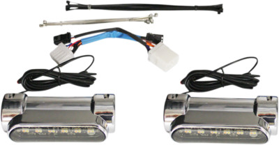 CUSTOM DYNAMICS Engine Guard Light - '97-'13 FLH - Chrome CD-CB-AW-HD-C