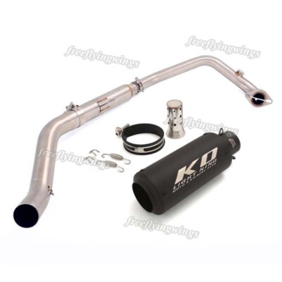 300SS For CF-Moto 300NK 300SR Full Exhaust System Header Link Pipe Black Muffler